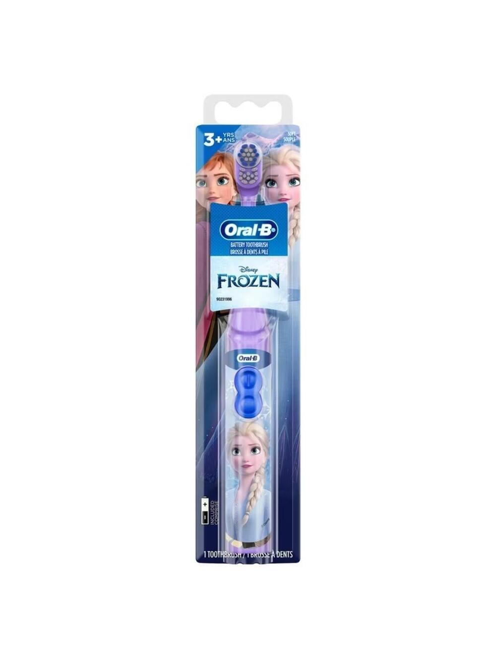 Oral-B Kids Frozen Toothbrush Disneys Elsa Purple Electric Toothbrush for Kids